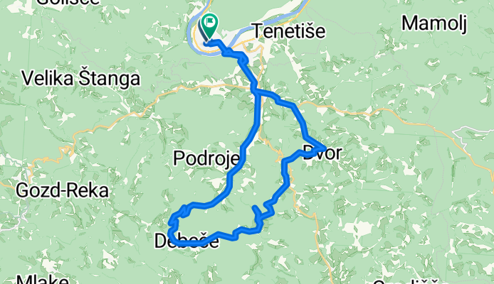 Litija -Debeče-Javorje -Bogenšperk-Litija