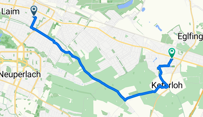 Groschenweg, München nach St.-Konrad-Straße, Haar