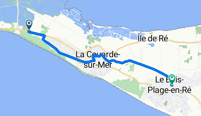 De 34 Route d'Ars, La Couarde-sur-Mer à 3 Rue Jean Moulin, Le Bois-Plage-en-Ré