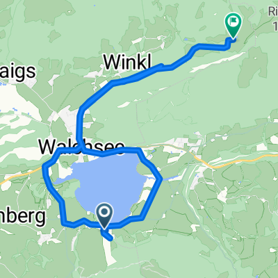 Walchsee nach Oberwinkl, Walchsee