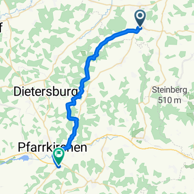 Birkenstraße, Aidenbach nach Altersham, Pfarrkirchen