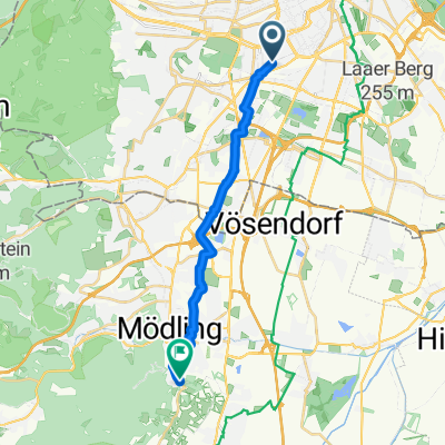 Wilhelmstraße, Wien nach Gumpoldskirchner Straße, Mödling