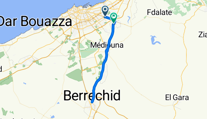 Boulevard Okba Bnou Nafie, Casablanca à RN9, Médiouna