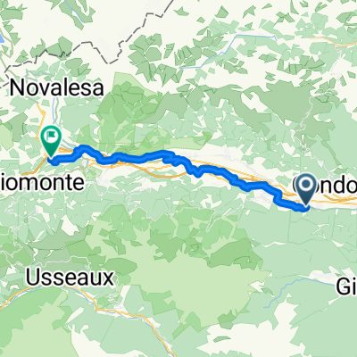 Da Via Vaie a Frazione San Rocco