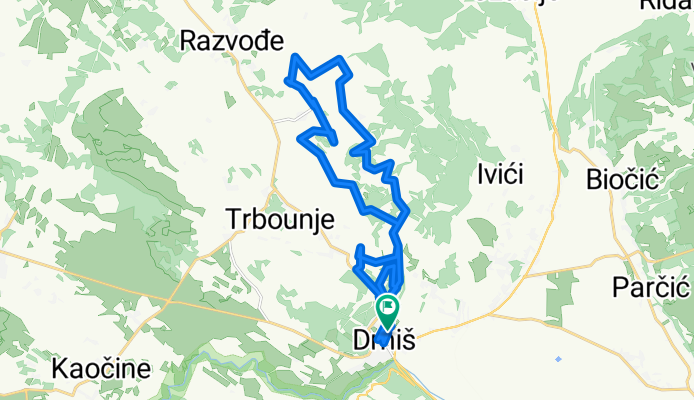 Ulica Kralja Zvonimira to Ulica Antuna Mihanovića