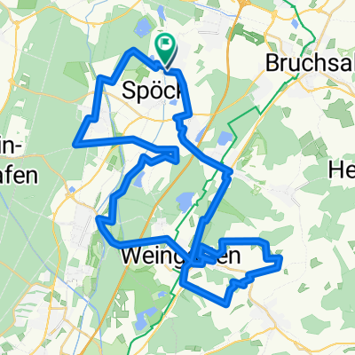 Südendstraße 1C nach Am Pfinzkanal