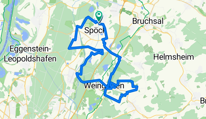 Südendstraße 1C nach Am Pfinzkanal