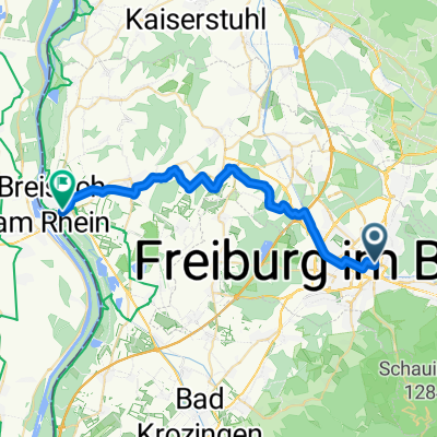 Rheinstraße nach Breisach
