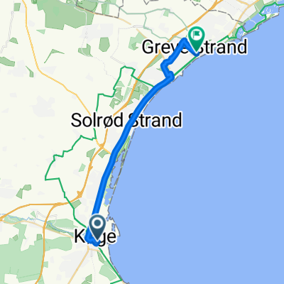 Rådhusstrædet 2D nach Greve Strandvej 61A