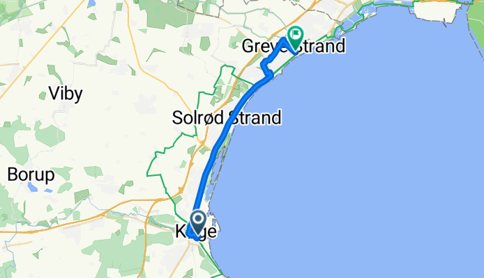 Rådhusstrædet 2D nach Greve Strandvej 61A