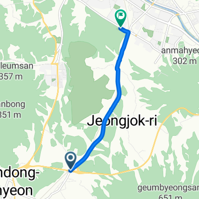 증리, 춘천시에서 퇴계동, 춘천시까지