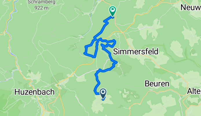 Forstweg nach Straße Ohne Straßennamen