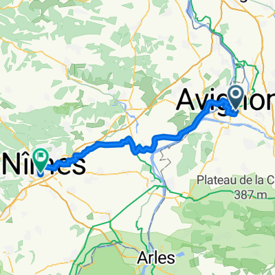 Avignon to Nimes