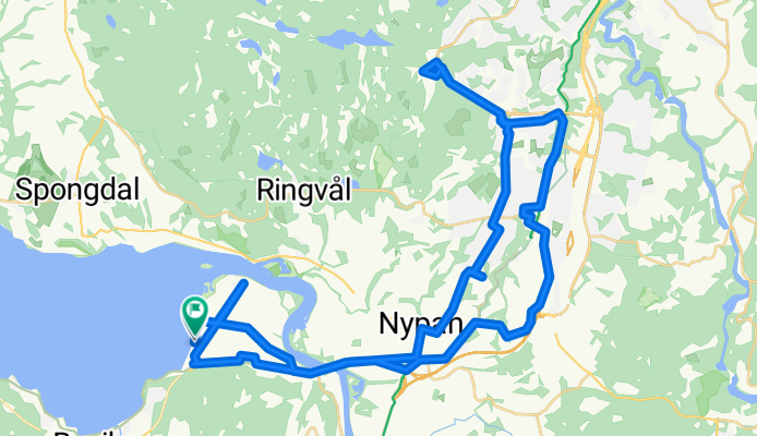 Øymælen, Melhus nach Øymælen, Melhus