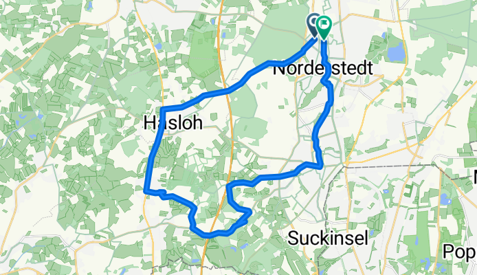 Friedrichsgaber Weg, Norderstedt to Friedrichsgaber Weg, Norderstedt