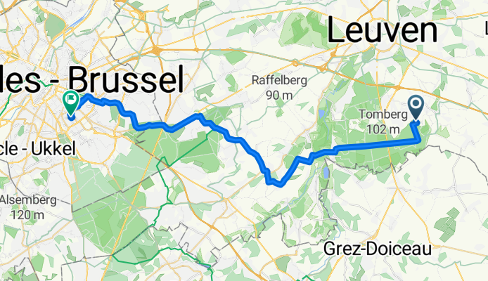 Von Oud-Heverlee bis Brüssel