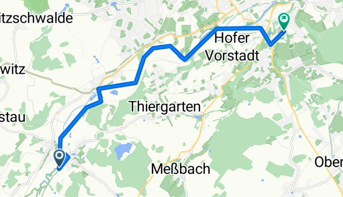 Oberweischlitzer Straße 19A nach Clara-Wieck-Straße