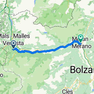 Von Prad am Stilfserjoch bis Meran