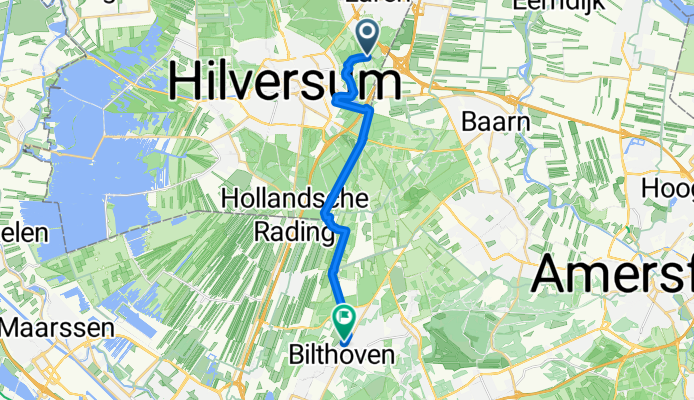 Zuiderheide, Laren naar Van Ostadelaan, Bilthoven