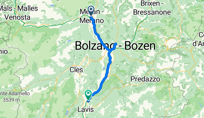 Von Meran bis San Michele all'Adige