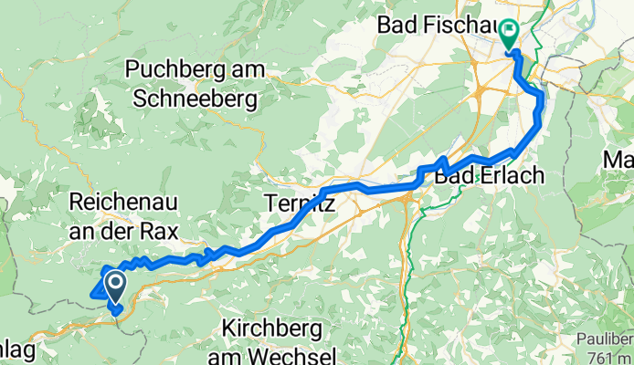 Bahnhofstraße, Semmering nach Bahnhofplatz, Wiener Neustadt