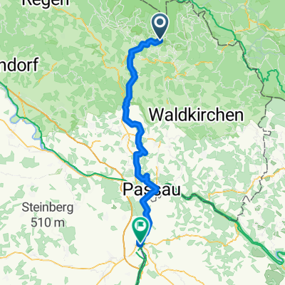 Neuschönau nach Passau