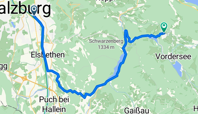 From Salzburg to Faistenau