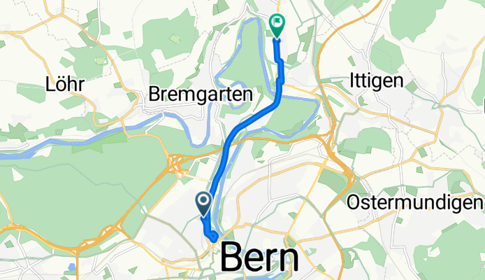 Neubrückstrasse to Aarestrasse