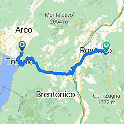 Via Linfano nach Via Achille Romani