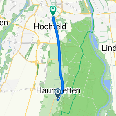 Edelweißstraße nach Augsburg Haunstetterstraße