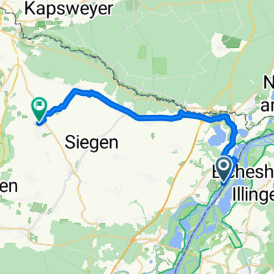 Route du Rhin nach Rue des Églises