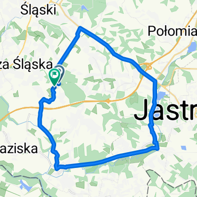Środkowa, Krostoszowice do Środkowa, Krostoszowice