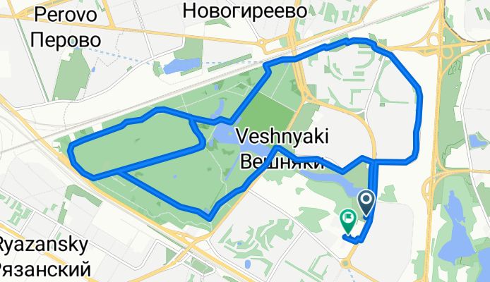 От улица Вешняковская до улица Вешняковская