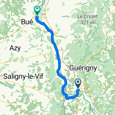 Nevers nach Saint  Satur