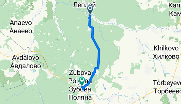 От Клубная улица до улица Советская 2Г