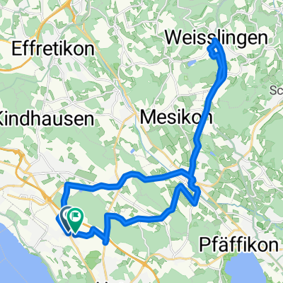 47.370, 8.696 nach 47.369, 8.697