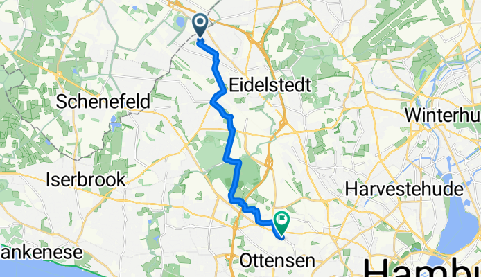 Entspannte Route