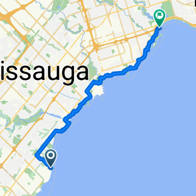 Watersedge Rd, Mississauga to Humber River Recreational Trail, Toronto