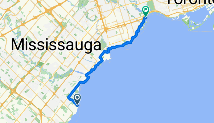 Watersedge Rd, Mississauga to Humber River Recreational Trail, Toronto
