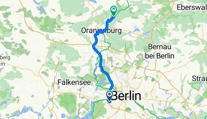 Heilbronner Straße, Berlin nach Schmachtenhagen, Oranienburg