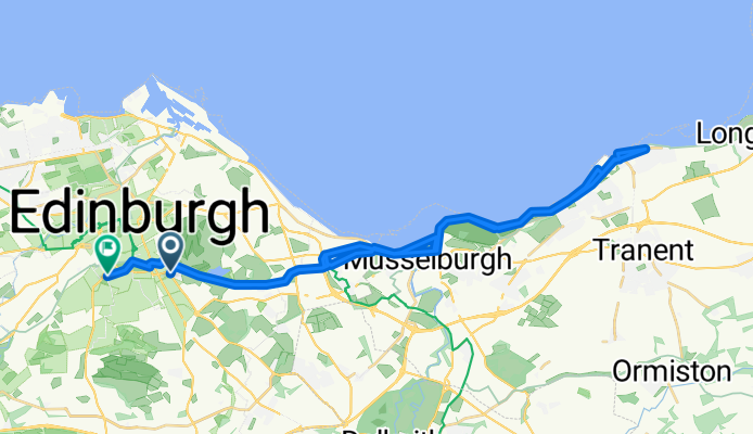 Dalkeith Road, Edinburgh to Leamington Walk, Edinburgh