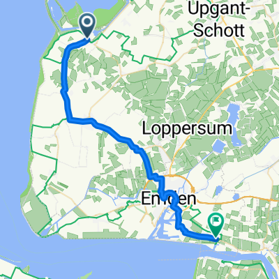 Sielstraße, Krummhörn naar Leeraner Straße, Emden