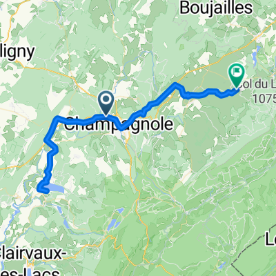 De Route Forestière de l'Étang à Rue de Nozeroy