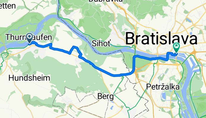 Hummelstraße, Хайнбург-ан-дер-Донау до Pribinova, Bratislava I
