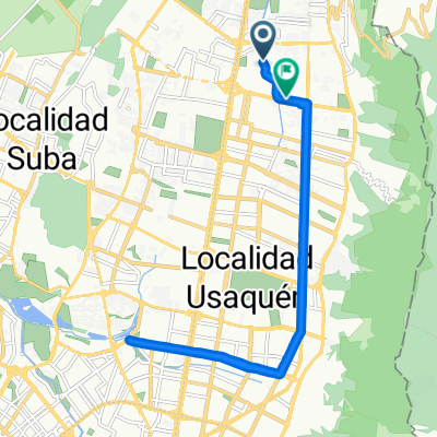 Calle 181, Bogotá a Avenida Calle 170, Bogotá