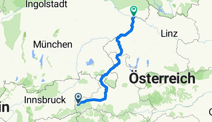 Von Krimml bis Passau