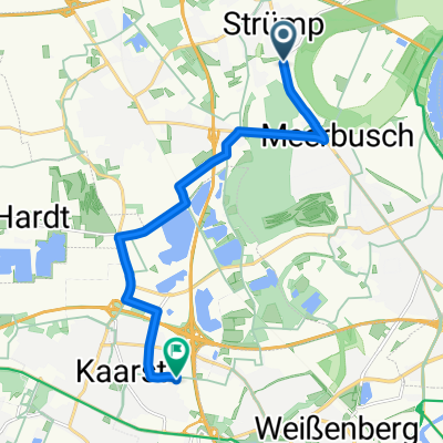 Ilbertzweg, Meerbusch nach Jupiterstraße, Kaarst