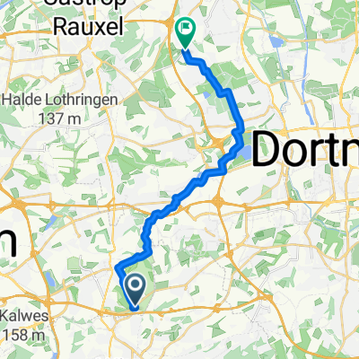 Am Schöttelse, Bochum nach Kräutergarten, Dortmund