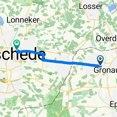 Pfarrer-Reukes-Straße, Gronau (Westfalen) nach Minkmaatstraat, Enschede