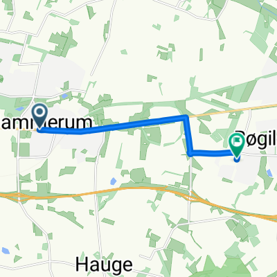 Hammerum Hovedgade, Herning to Vesterhåb, Ikast